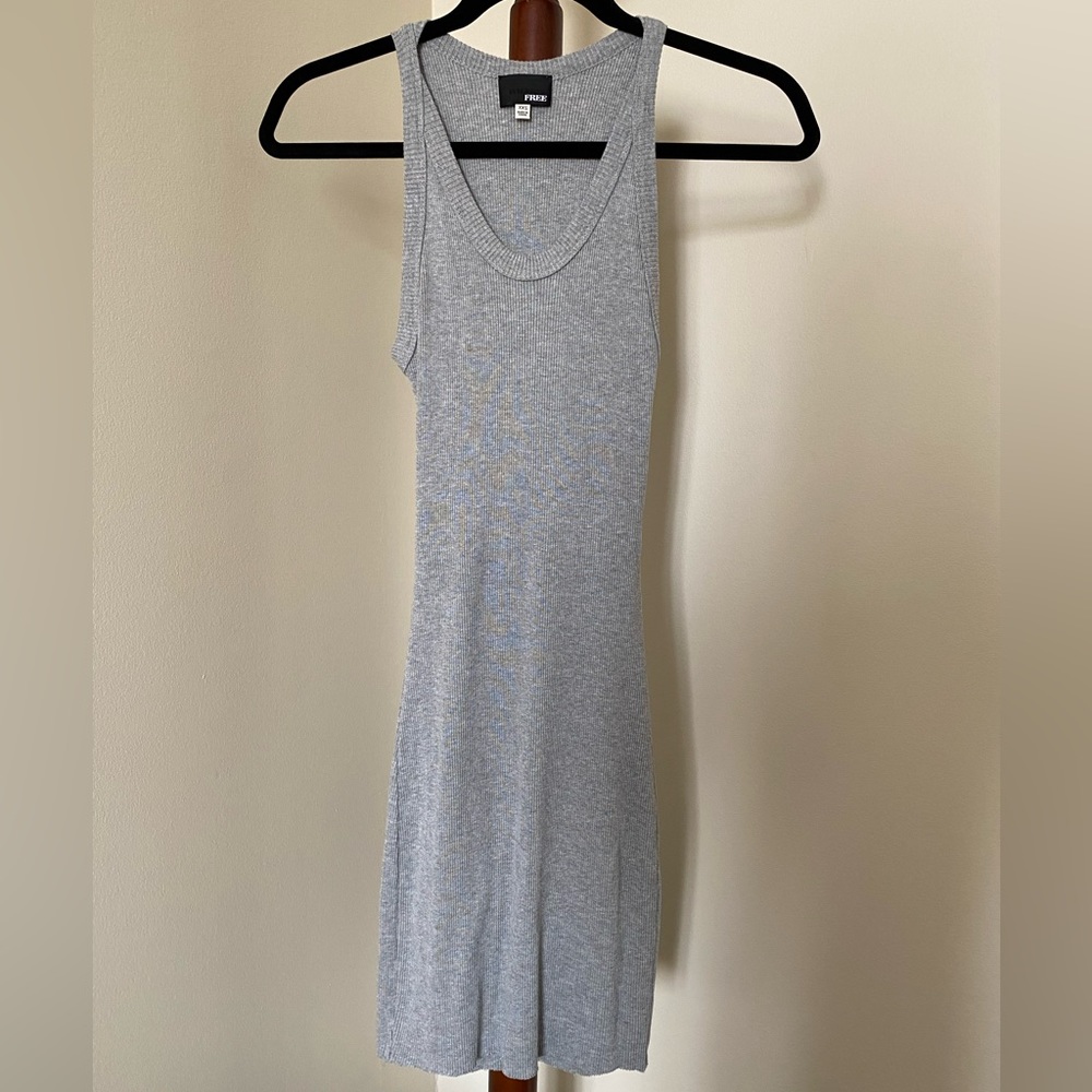 Aritzia (Wilfred Free) Yasmin Dress - Size XXS - Heather Grey